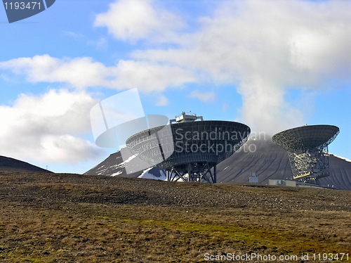 Image of Svalbard parabola antenna