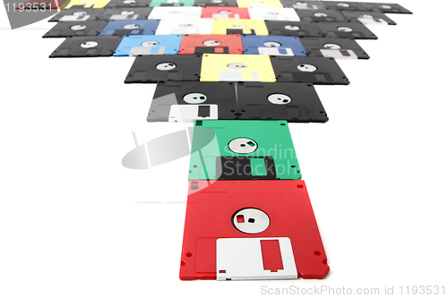 Image of old floppy discs