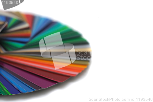 Image of color palette