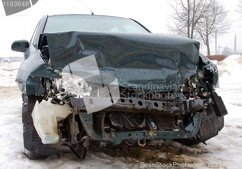 Image of broken car