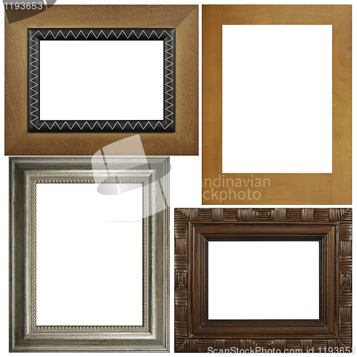 Image of Four antique picture frames