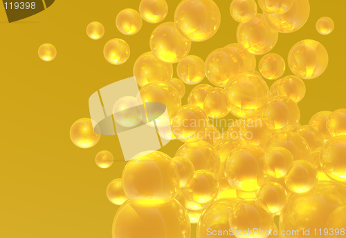 Image of  Golden Bubbles