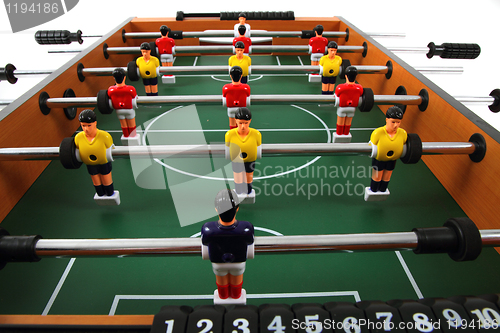 Image of table soccer game