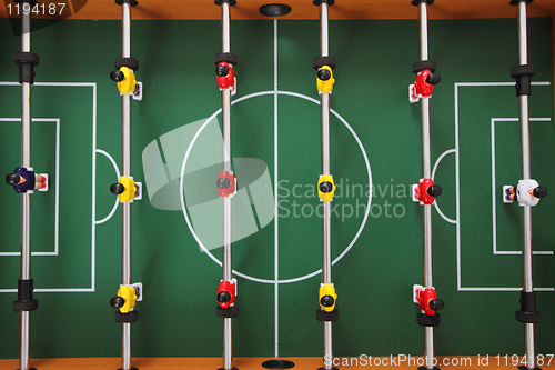 Image of table soccer game