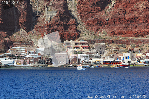 Image of Santorini island Greece