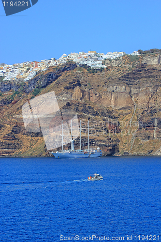 Image of Santorini island Greece