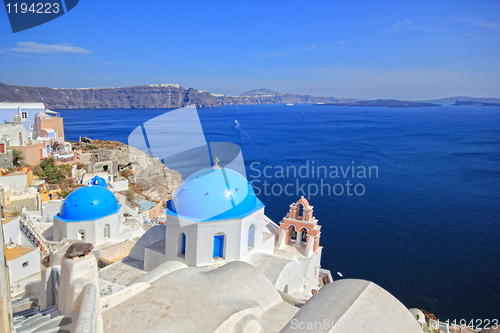 Image of Santorini island Greece