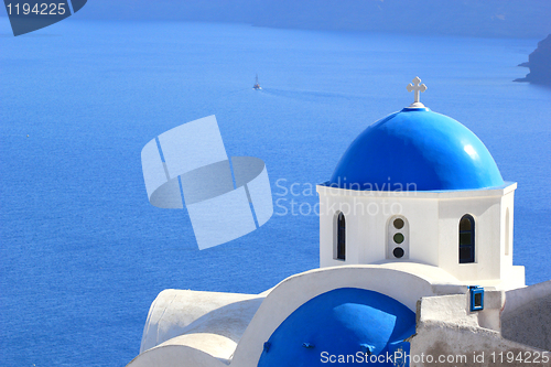 Image of Santorini island Greece