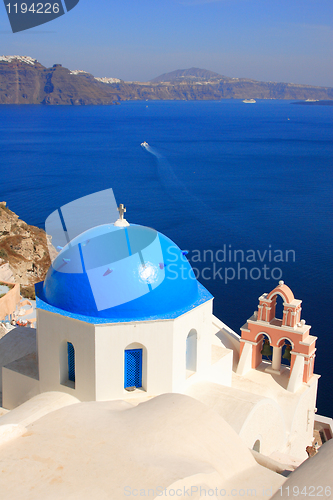 Image of Santorini island Greece