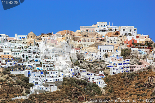 Image of Santorini island Greece