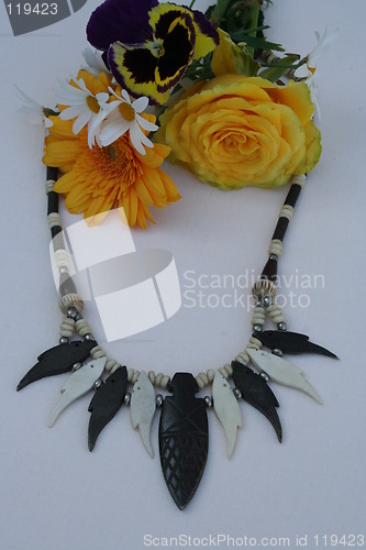 Image of Black and white necklace