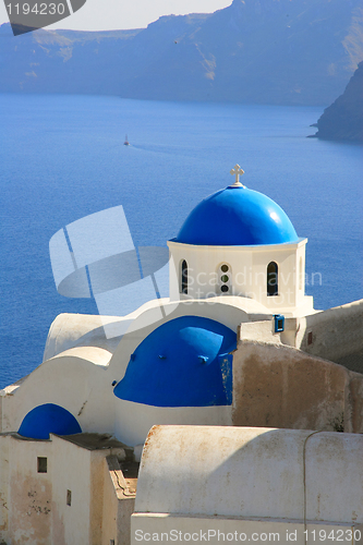 Image of Santorini island Greece