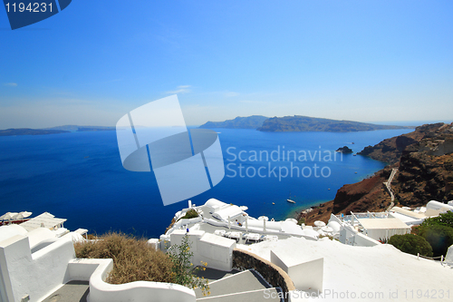 Image of Santorini island Greece