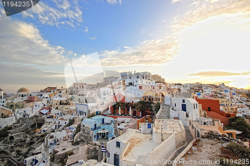 Image of Santorini island Greece
