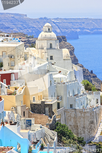 Image of Santorini island Greece