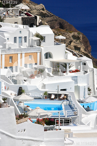 Image of Santorini island Greece