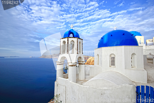 Image of Santorini island Greece