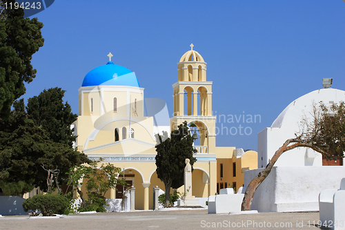 Image of Santorini island Greece