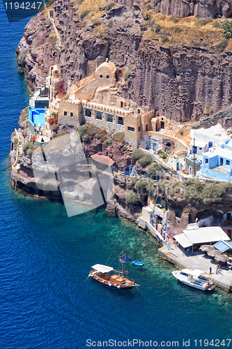 Image of Santorini island Greece