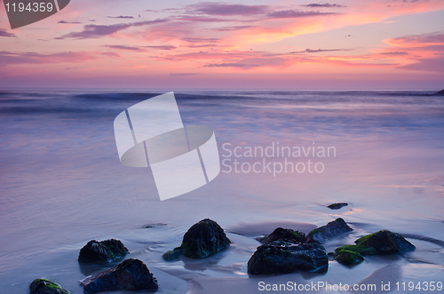 Image of Sunset on a beach