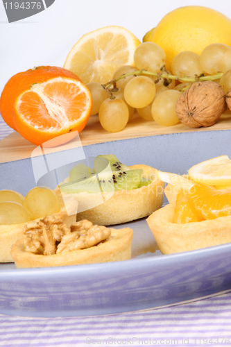 Image of Assorted mini fruit tarts