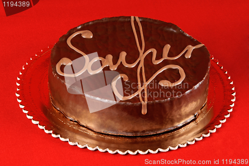 Image of Sacher Torte chocolate cake