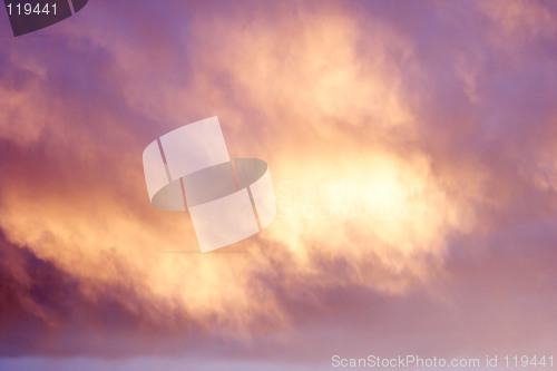 Image of Mauve Cloud Background