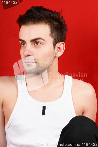 Image of Young man in sportswear