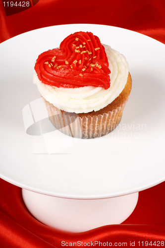 Image of Valentine's day cupcake