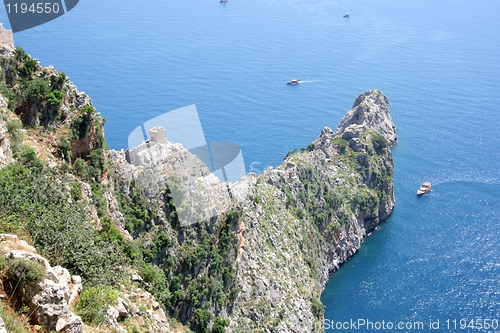 Image of Cliff on Alanya coastline