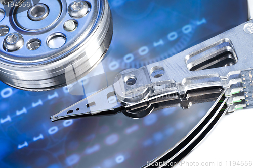 Image of hard drive internals