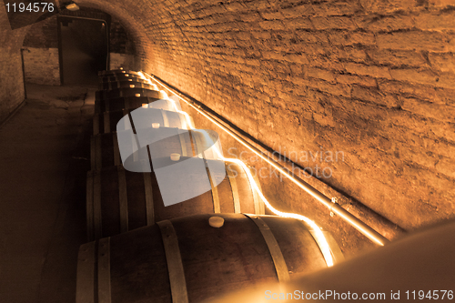 Image of wine barrels