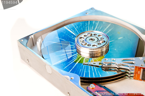 Image of hard drive internals