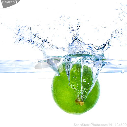 Image of lime splashing