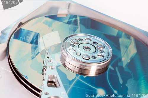 Image of hard drive internals