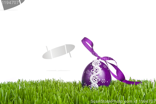 Image of easter egg in grass
