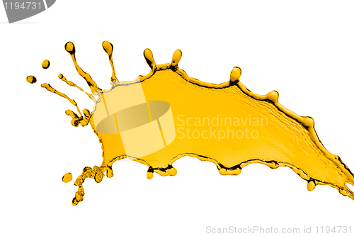 Image of orange splash