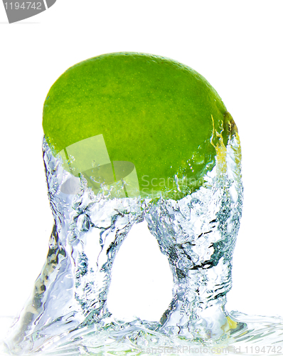 Image of lime splashing