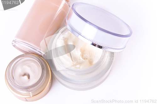 Image of creams and makeup