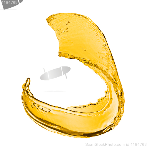 Image of orange splash