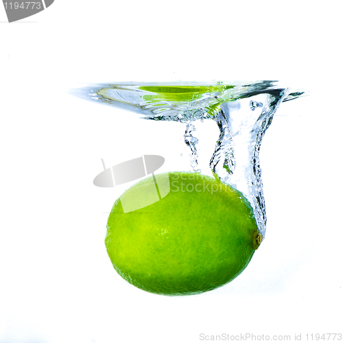 Image of lime splashing