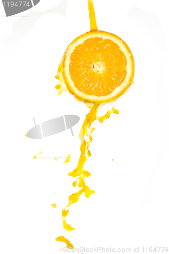 Image of orange juice splash