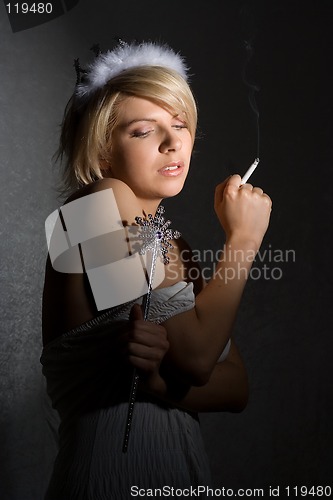 Image of smoking princess