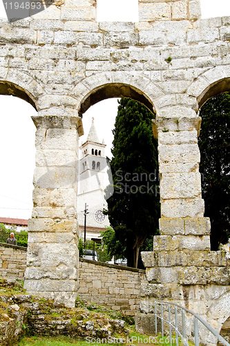 Image of Pula church tower