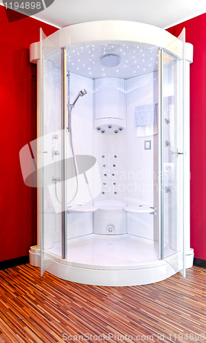 Image of Big corner shower