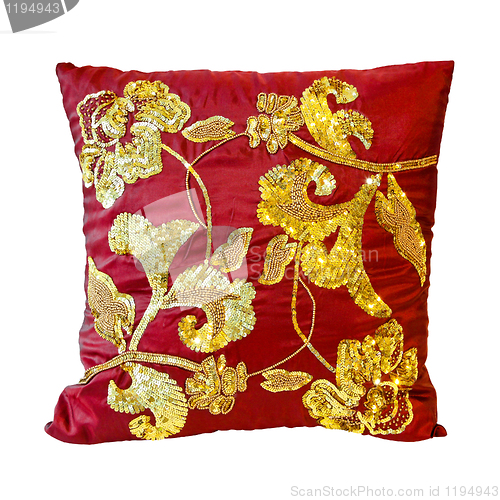 Image of Burgundy pillow