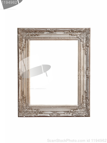 Image of Silver frame isolated