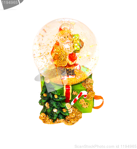 Image of Christmas snow globe