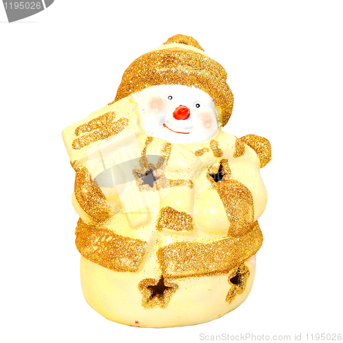 Image of Yellow snowman