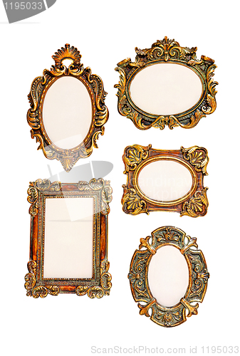 Image of Small frames isolated